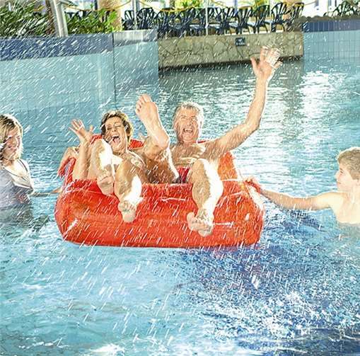 Abwechslungsreicher Badespaß, für Groß und Klein, bietet das monte mare. privat