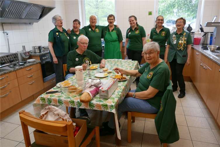 Achim Grün überzeugt sich vom Erfolg der Veranstaltung. Foto: privat