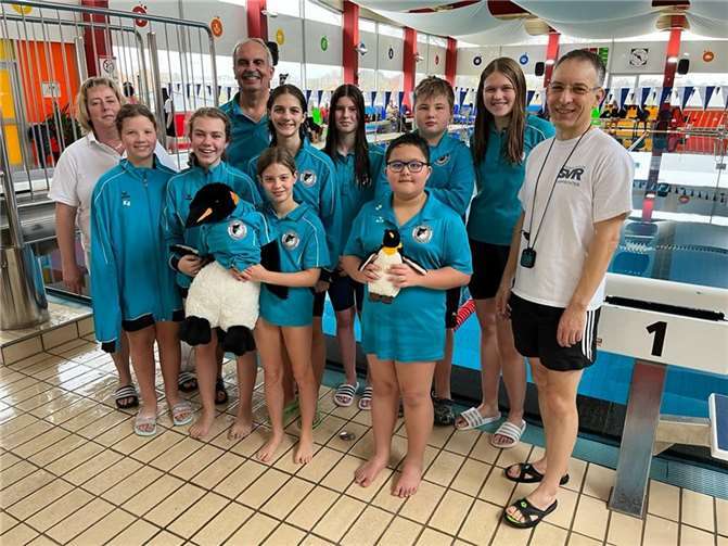 Acht Schwimmerinnen und Schwimmern der Sportfreunde Puderbach waren am Start. Quelle: Sportfreunde 09 Puderbach