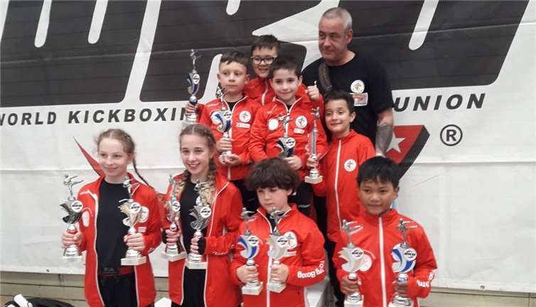 Acht Sportler des Nachwuchsteams konnten auf ihrem zweiten Newcomerturnier wieder sensationell punkten. Foto: privat