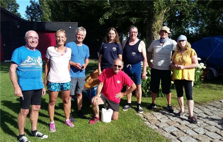 Acht Wassersportaktive gingen auf Tour. Foto: privat