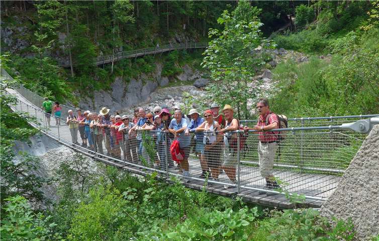 Acht erlebnisreiche Tage erlebten die 26 Teilnehmer bei der Wandertour ins Berchtesgadener Land.privat