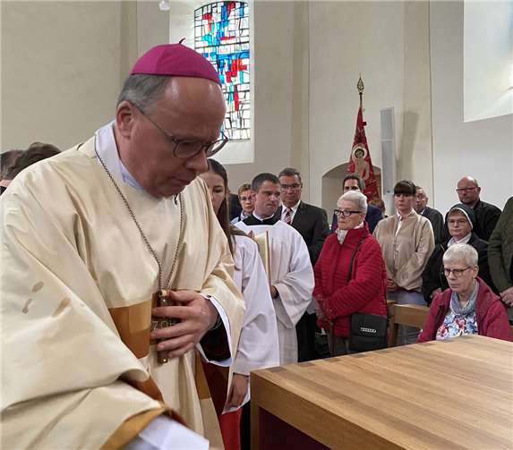 Ackermann: „Die Einweihung der Kapelle ist eine Auferstehung im doppelten Sinn!“ Foto: Nadine Keuser