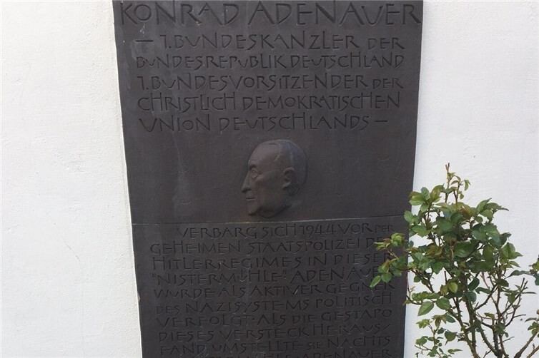 Adenauer-Gedenkstätte an der Nistermühle in Hachenburg