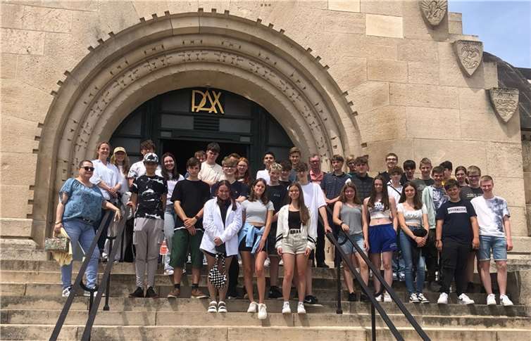 Adenauer Schüler ergründen die Tiefen von Verduns Geschichte. Foto: Realschule Plus Adenau