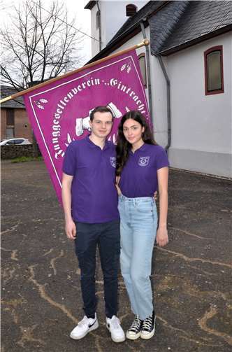 Adrian Leyendecker mit seiner Freundin Sara Fuss.  Foto: privat