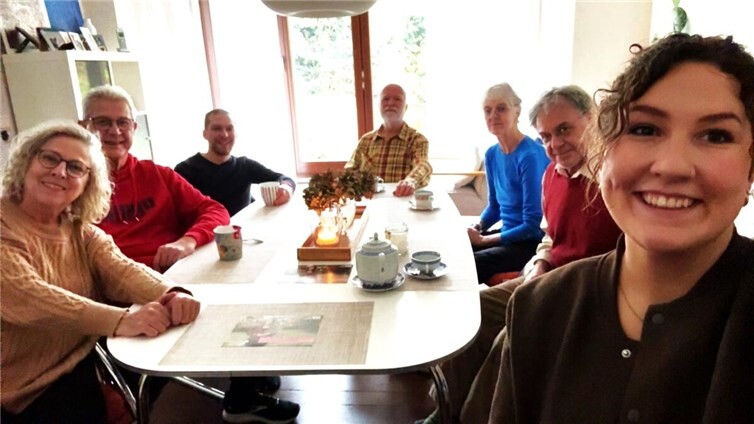 Adriana Kauth beim SPD-Ortsverein Horchheim. Foto: privat