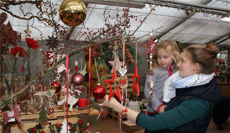 Advents- und Weihnachtsschmuck gibtes bei Blumen Schwarz in schöner und großer Auswahl.