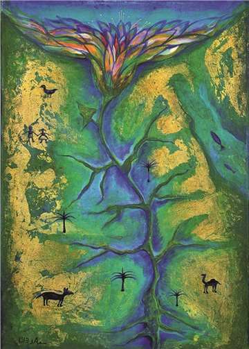 Ägypten mit Nil und Nil-Delta. privat