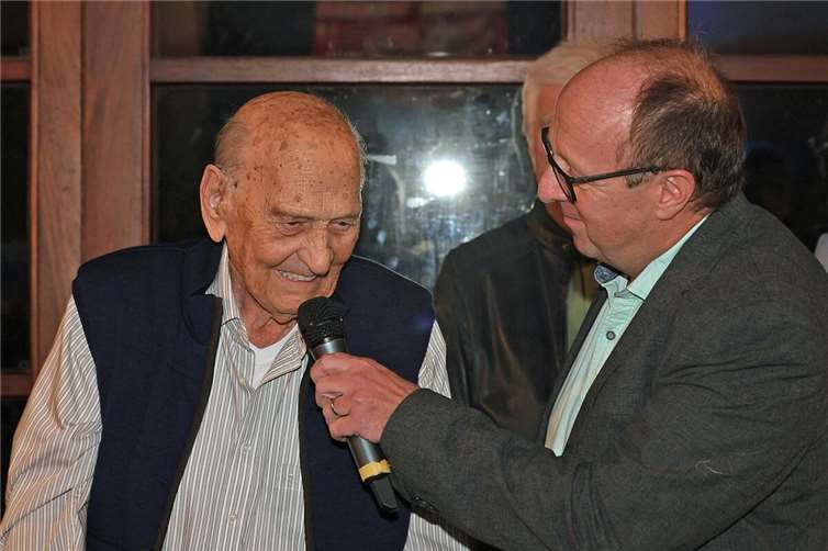 Ältestes Mitglied ist Gottfried Stenz, das Ehrenmitglied ist mit 98 Jahren schon seit 92 Jahren im Verein.