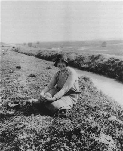 Agatha Christie in Syrien in den 1930er Jahren.Privat