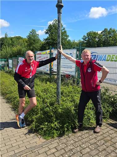 Ahrtal-Höhenlauf in Grafschaft: M. Fabry und R. Hohl.