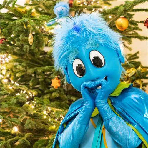 Ahrvin, das Maskottchen der Landesgartenschau 2022.Foto: privat