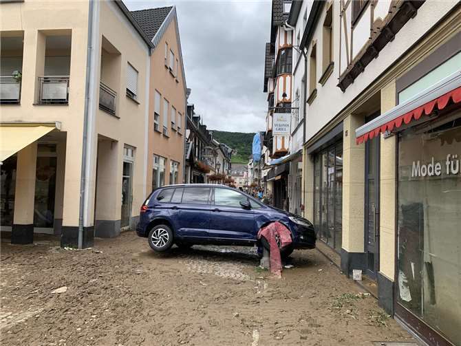 Ahrweiler am Morgen des 15. Juli 2021.  Foto: ROB
