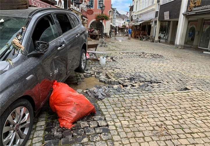 Ahrweiler nach der Flut. Foto: ROB