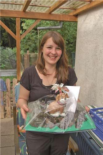 Ailleen Karau hat Grund zur Freude. privat