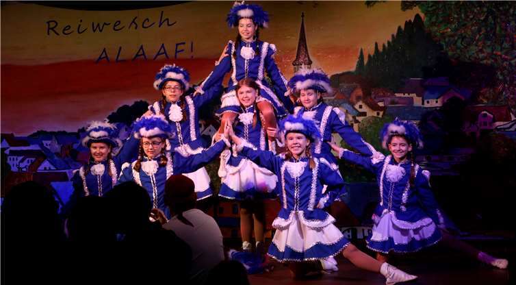 Akrobatische Einlagen gab esvon den Mittleren Funken zu bewundern.