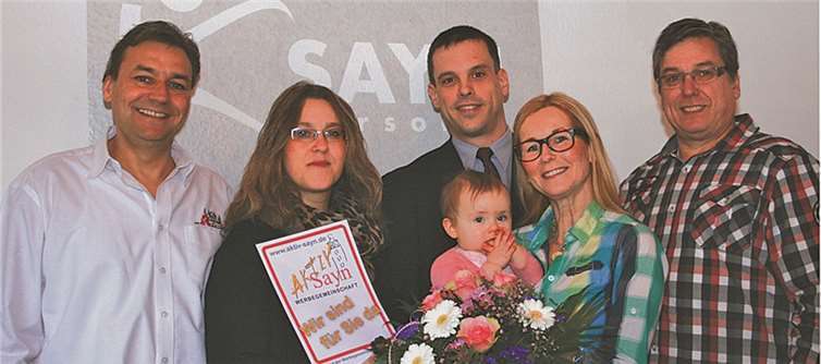 „Aktiv Sayn e.V.“ gratulierte Daniela Saxer zur Geschäftseröffnung in Alt-Sayn.Aktiv Sayn