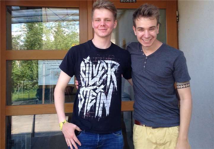 Aktuell leisten Tobias und Jannik ihr Freiwilliges Soziales Jahr an der Grundschule am Sonnenberg in Unkel ab.privat