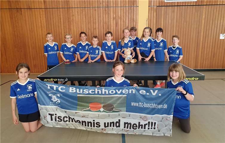 Aktuell spielen 55 Kinder beim TTC Buschhoven.Quelle: TTC Buschhoven