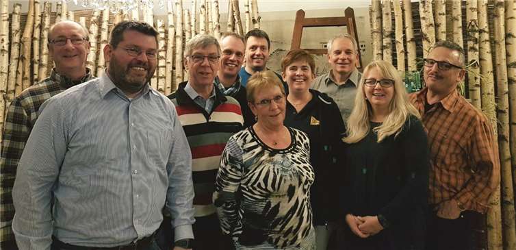 Aktueller Vorstand des WSV Sinzig mit den neu gewählten Mitgliedern Werner Kohl (1.v.l., 3. Beisitzer) und Markus Weller (2.v.l., Jugendwart). Privat