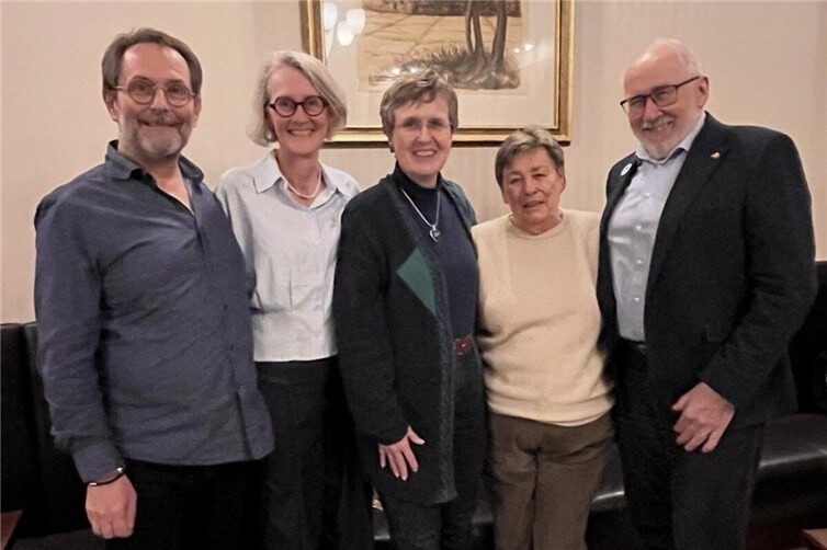 Aktueller Vorstand v.l.: Christof Fey, Sabine Fey, Sabine Post, Angie Marschall, Joachim Weiß; nicht auf dem Foto: Angelika Ehlerding