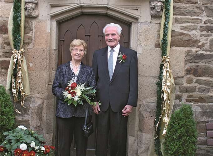Alban und Gerta Deidenbach feierten am letzten Wochenende in Waldorf ihre Goldene Hochzeit. WK