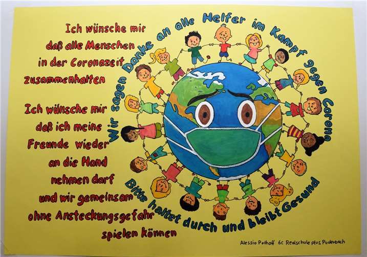 Ins Impfzentrum kehrt Farbe ein – Dank vieler kleiner Künstler und Künstlerinnen Alessio Pothoff