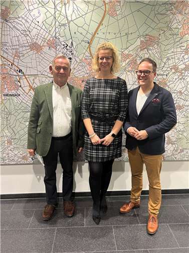 Alex Voigtsberger ist aus dem Rat ausgeschieden, für ihn rückt Carolin Norden nach. Rechts neben ihr Fraktionsvorsitzender Joachim Kühlwetter.  Foto: privat