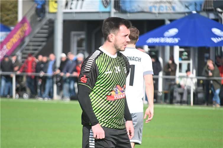 Alexander Court brachte die SG Eintracht Mendig/Bell kurz vor der Pause in Führung, aber die Gäste aus Wissen glichen drei Minuten nach Wiederanpfiff aus.  Foto: SK