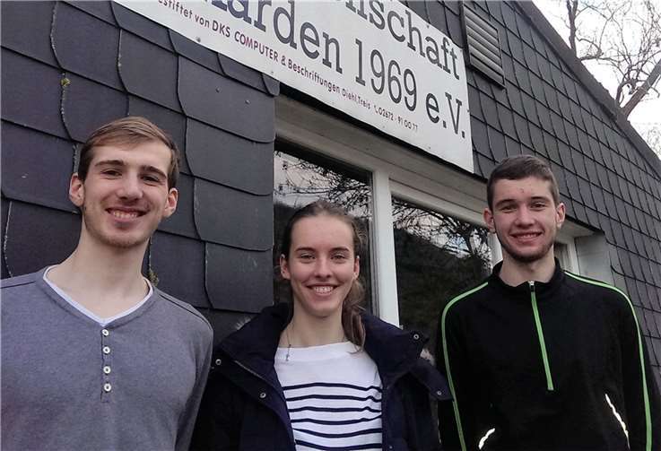 Alexander Diedrich, Laura Nitzsche und Tim Bier (v.l.n.r.)privat