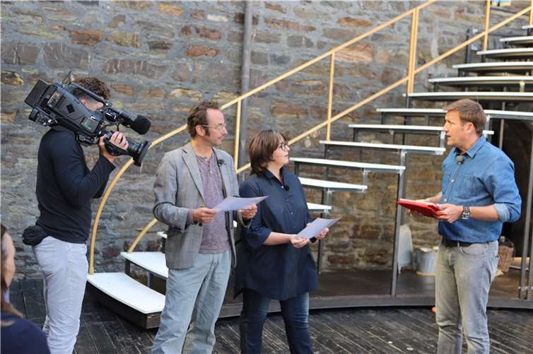 Alexander May und Petra Schumacher stellten sich den Fragen von SWR-Moderator Jens Hübschen.  Foto: privat