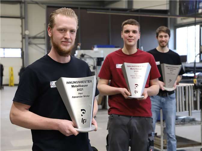 Alexander Müller, Niklas Sonntag und Tobias Henseler (v. li. n. re.). Foto: Carmen Glöckner
