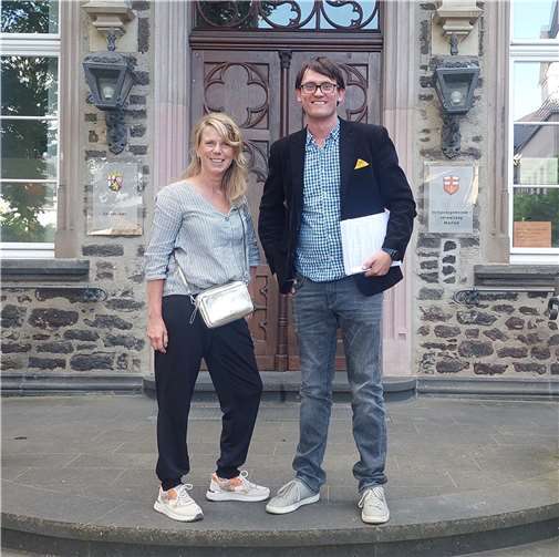 Alexandra Bungert-Broze und Christian Schnack. Foto: FDP Maifeld