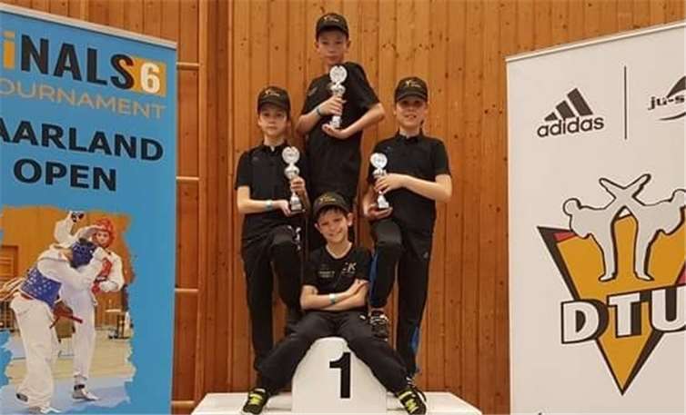 Alexandra Weber, Michelle Weber und Haakon Ohlendorf konnten jeweils souverän ihre Klassen gewinnen, Robin Wagner wurde Fünfter.Foto: privat