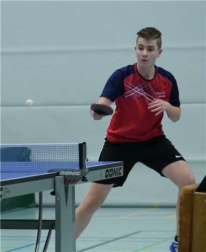 Alexej Oligschläger setzt den Schlusspunkt gegen Sinzig.Foto: privat