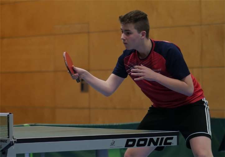 Alexej Oligschläger steuerte mit einer starken Leistung am mittleren Paarkreuz einen Punkt zum Unentschieden bei. Foto: privat