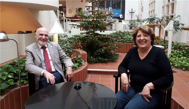 Alfred Adams und Gabriele Keiser. Foto: privat