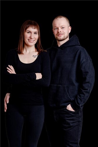 Alicia Meigel und Peter Schaeben freuen sich schon jetzt auf die Eröffnung ihres neuen Projektes in Niederzissen.  Foto: Bernhard Risse