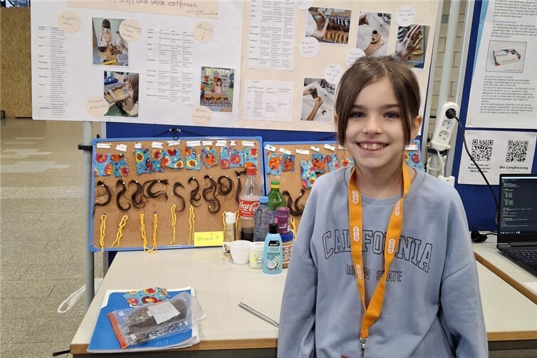 Alicia Stabel beim Regionalentscheid in Koblenz.