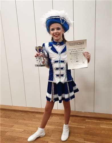 Alina Küpper erreichte bei ihrer ersten Turnierteilnahme für den Verein, einen sensationellen dritten Platz. Foto: privat