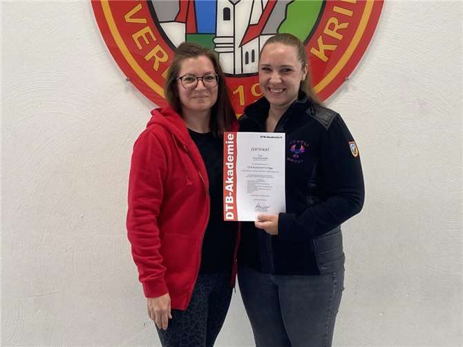 Alina Walscheid vom SV Kripp hat die Yoga-Ausbildung bestanden.  Foto: privat