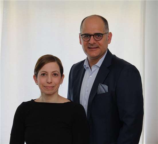 Aline Makhoul und Dr. Bassel Makhouly. Foto: privat