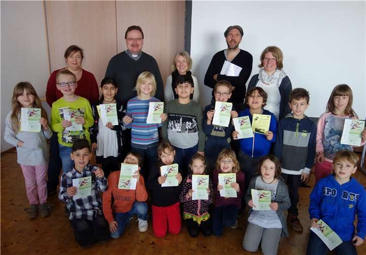 Alle Absolventen des Lese-Kompasses wurden mit einer Urkunde ausgezeichnet.privat