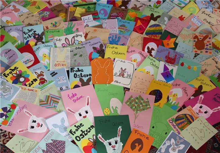 Alle Altersstufen der Pfadfinder von 10 bis 20 Jahre haben sich an der Bastelaktion beteiligt.Foto: Pfadfinder