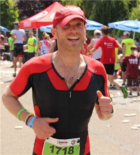 Alle Athleten freuten sich im Ziel über den guten Wettkampf.