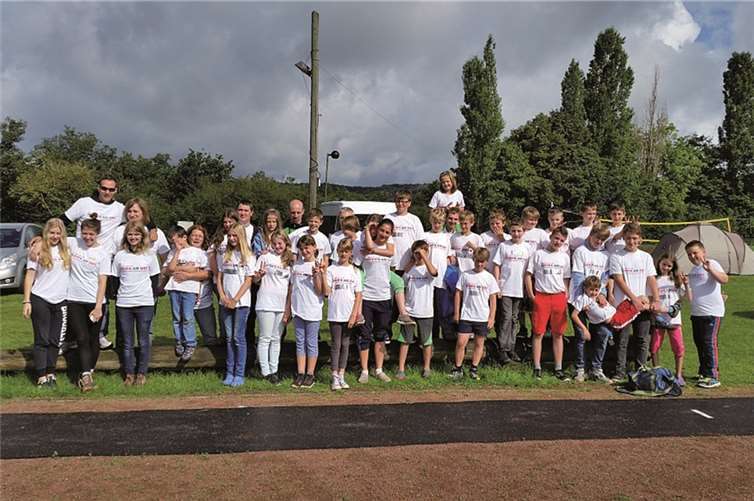 Alle Beteiligten hatten beim Zeltlager viel Spaß.