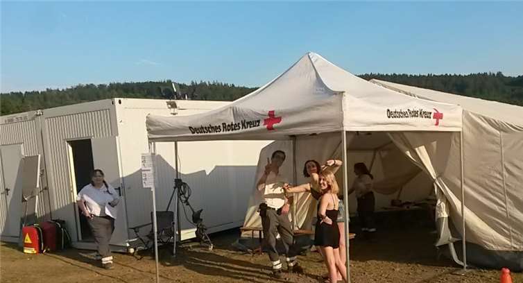 Alle DRKler waren hoch motiviert und zufrieden mit dem Verlauf des Dienstes.Foto: privat