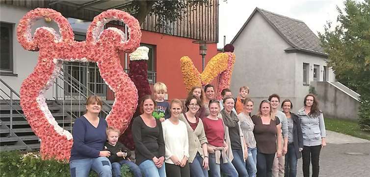 Alle Helfer und Helferinnen waren sehr glücklich nach der getanen Arbeit. privat