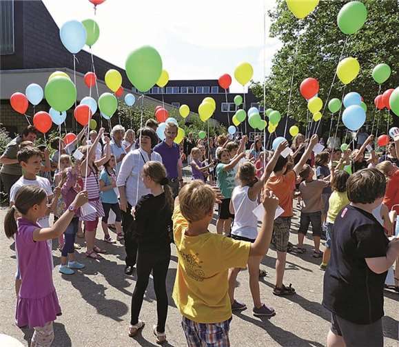 Alle Kinder KGS nahmen bewegt Abschied. privat